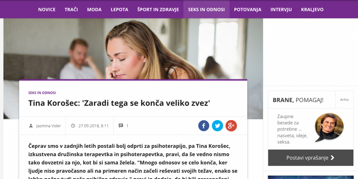 Zadovoljna.si odnosi
