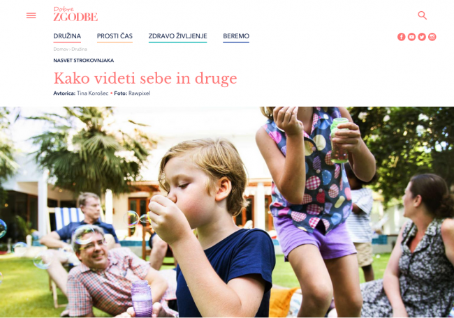 videti sebe in druge