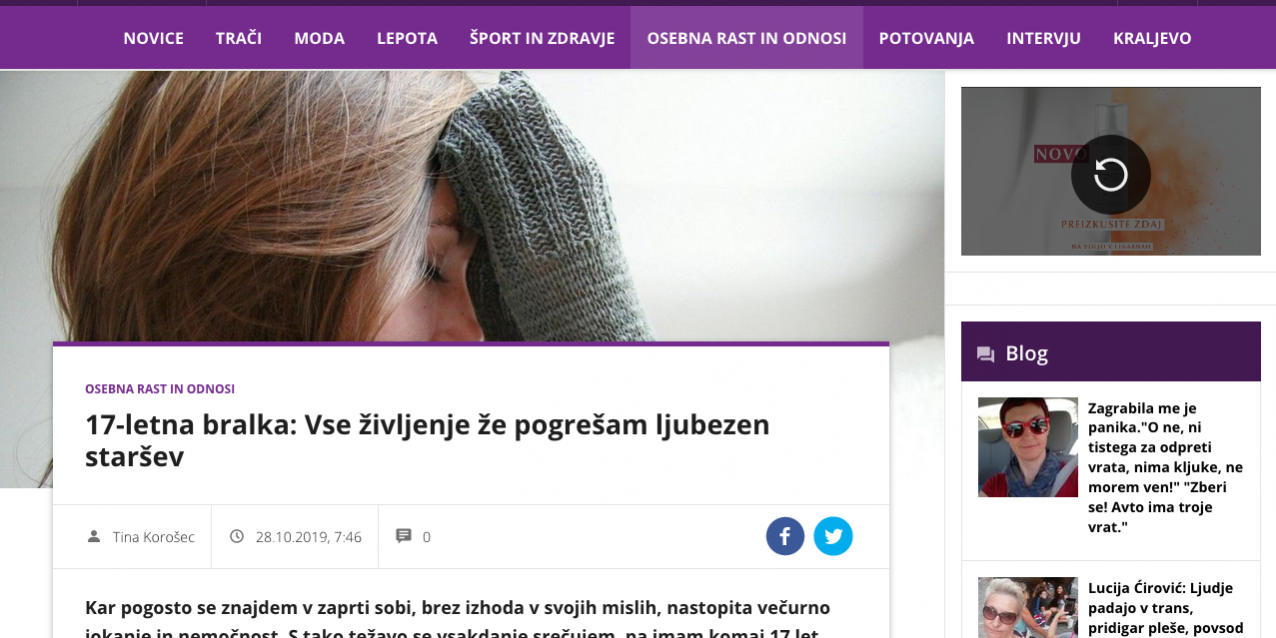 17 letna bralka